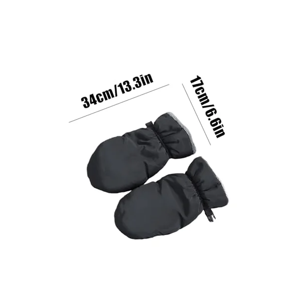 Winter Gloves for Stroller FleeceLinedThermalHandlebar | Anti-Freeze Stroller Warm Gloves Hand Muff Comfort Pushchair Pram Electric Vehicles Cycling Walking Travel Outdoor Rainy