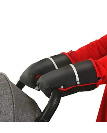 Winter Thermal Stroller Hand Muff Baby Pushchair Pram Hand Gloves Buggy Mittens Soft Fleece Lining Thick Warm Waterproof Windproof Hand Warmers Universal Pram Accessories Handmuff