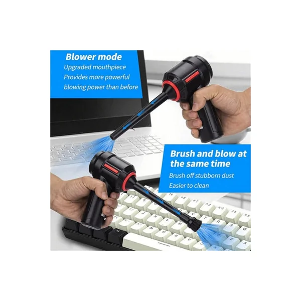 With base Powerful Car Vacuum Cleaner Wet/Dry Cordless Strong Suction Handheld Cleaning