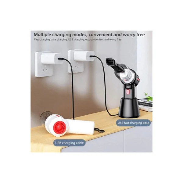 Without base Powerful Car Vacuum Cleaner Wet/Dry Cordless Strong Suction Handheld Cleaning