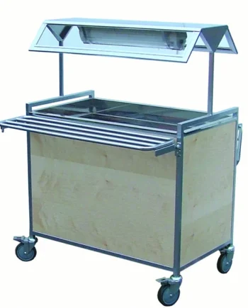 Wooden Double Sided Salad Bar