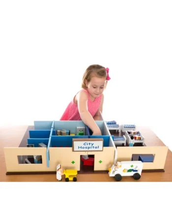 Wooden Hospital Play Set