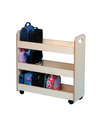 Wooden Lunchbox Trolley