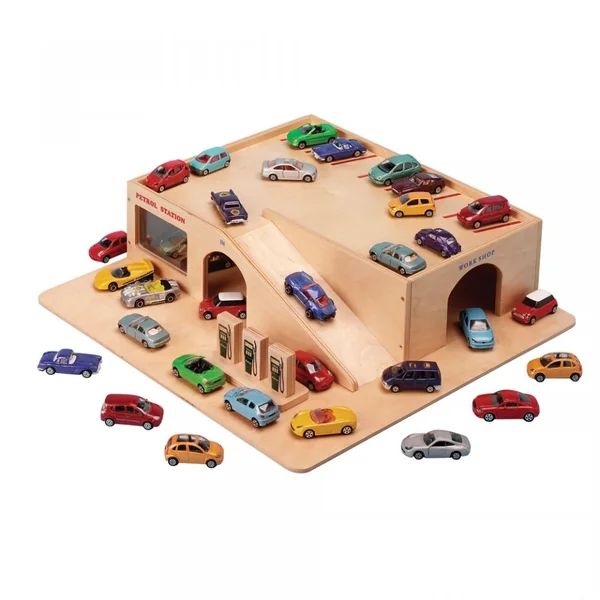 Wooden Play Garage