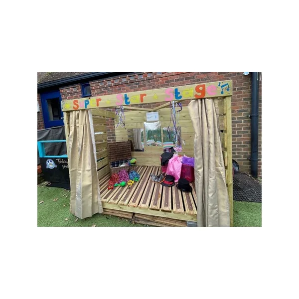 Wooden Playground Stage