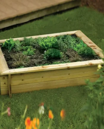Wooden Raised Bed Planter