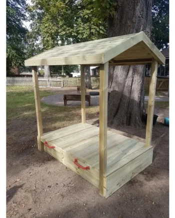 Wooden Sandpit Shelter