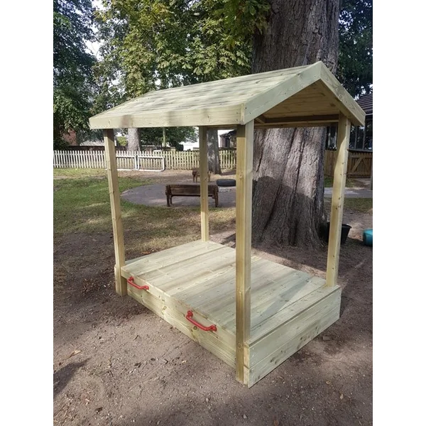 Wooden Sandpit Shelter