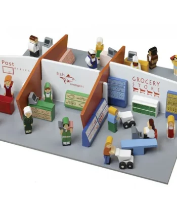 Wooden Shopping Centre Play Set