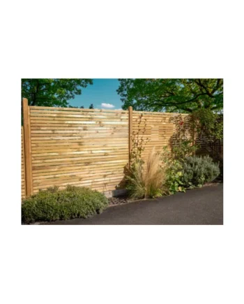 Wooden Single Slatted Panel 1.8m - Pack of 3
