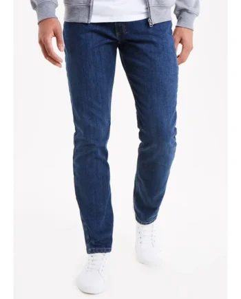Wrangler Dark Wash Stretch Straight Fit Jeans