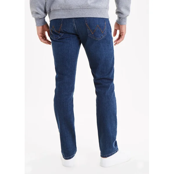Wrangler Dark Wash Stretch Straight Fit Jeans