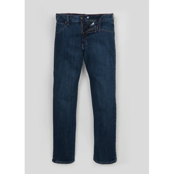 Wrangler Dark Wash Stretch Straight Fit Jeans