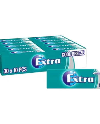 Wrigley's Extra Cool Breeze Chewing Gum, 30 x 10 Pack