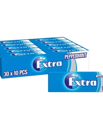 Wrigley's Extra Peppermint Chewing Gum, 30 x 10 Pack