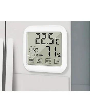 XINGYU Digital Thermometer, Indoor Electronic Multi-function Thermometer And Hygrometer, High-precision Home Office Baby Room Temperature Hygrometer, Touch Screen Night Light With Time