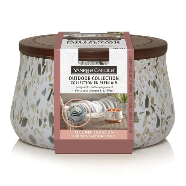 Yankee Candle Outdoor Collection Citronella Candle - Ocean Hibiscus