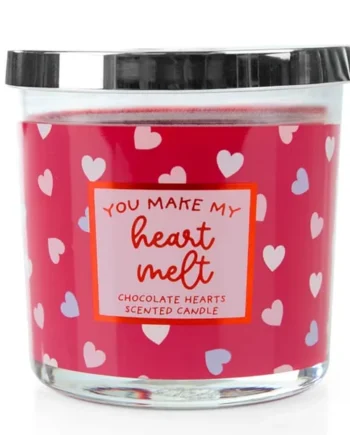 You Make My Heart Melt Scented Candle 350g - Chocolate Hearts
