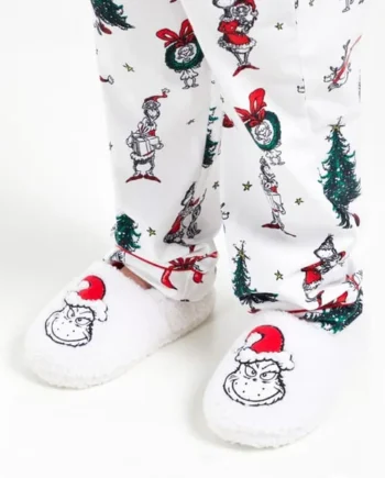 Younger Kids Grinch Slippers