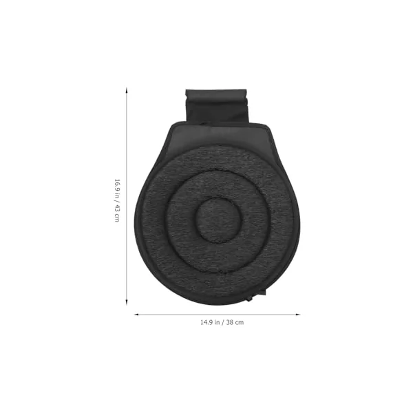 Zerodeko Comfortable Swivel Cushion Assistant Car Seat Swivel Made of Pleated Cloth and Eva, 360 Rotating Car Seat Cushion Safe to Use for Pregnant Women and Elderly, for Daily Mobility