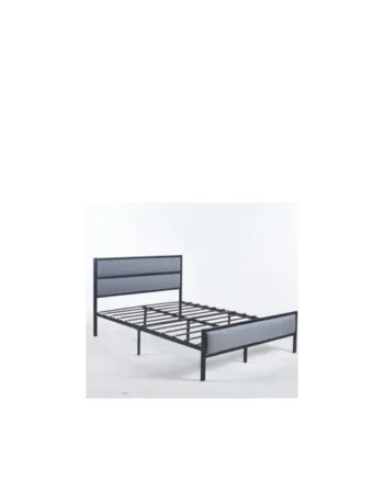 Zix Metal Bed Frame in 4ft6 UK Standard Double Bed