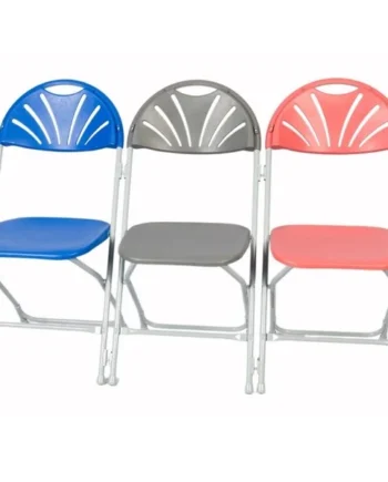 Zlite Fan Back Folding Chair - Pack 10