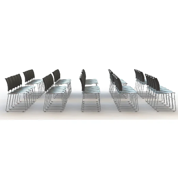Zlite Stacking Chairs with Trolley
