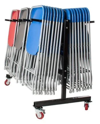 Zlite Straight Back Chairs & Trolley - Pack 60