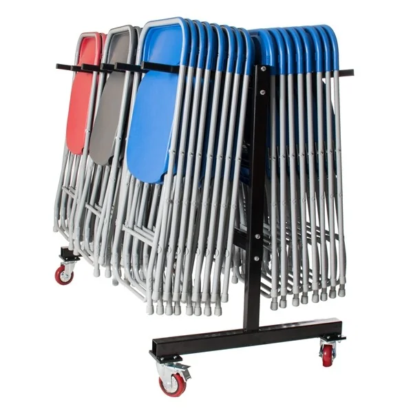 Zlite Straight Back Chairs & Trolley - Pack 60
